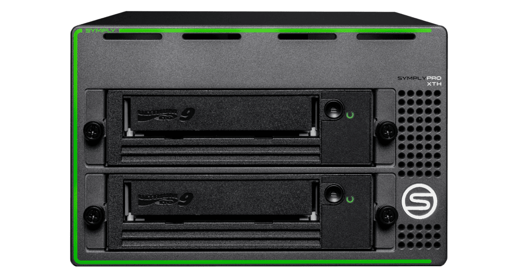 SymplyPRO Ethernet LTO drive desktop - front view